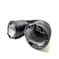 thumbnail image 3 of GROWDOTS 25 FT Flexible Aluminum Air Ducting for HVAC Ventilation with Two 4-Inch Stainless Steel Clamps (6" x 25 FT), 3 of 5