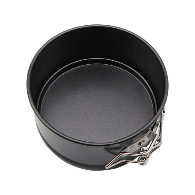 Juego de mini moldes desmontables de 4 pulgadas: molde pequeño antiadherente para tartas de queso, pizzas y quiches