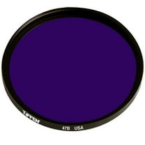 Tiffen 49mm #47 Glass Filter - Dark Blue