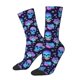 thumbnail image 1 of Fotbe Skull flower funny Calcetas Largas con Estampado para Hombre y Mujer – Calcetas de Compresión Transpirables y Elásticas, Viajar y Uso Diario Talla 5-11, 1 of 6