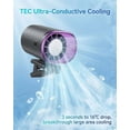 thumbnail image 2 of 2026 Car Clip on Air Conditioner Fan with LED Display - 360° Rotation, 199 Speeds Adjustable, 16℃ Semi-Cooling Wide Clamp Detachable, for Car Seat, Office, Home, 2 of 10