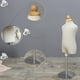 thumbnail image 3 of Torso de niño pequeño, modelos de exhibición de busto de medio cuerpo para niños, maniquí de tienda para Soporte de acero, 3 of 9