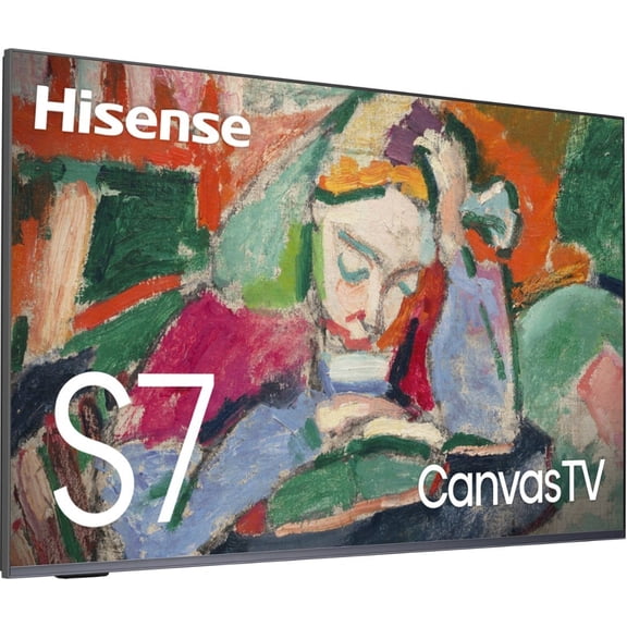 Restored Hisense 65 inch Class S7 4K QLED Smart CanvasTV Google TV (Refurbished)