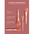 thumbnail image 6 of 9Pcs/Set Champagne Gold Cosmetic Brush Set Foundation BrushCheek BrushEyeshadow Brush Facial Makeup Tools, 6 of 11