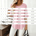 thumbnail image 3 of Gbobgt Women's Blouses Half Sleeve Crew Neck Casual Lightweight Summer Tops for Daily Office And Vacation Outfits Light green S, 3 of 6