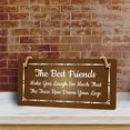 thumbnail image 4 of The Best Friends Make You Laugh So Much That The Tears Run Down Your Legs 5x10 Hanging Plus Wall or Door Sign | Funny Home Decor, 4 of 5