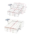 thumbnail image 3 of Holaki 53.14" Tufted Pull Out Sofa Couch Bed,3 in 1 Convertible Loveseat Sleeper Sofa Sofacama Velvet Recliner Loveseat with Side Table and Pockets,2 Pillows for Living Room,Apartment,Small Space, 3 of 8