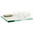 thumbnail image 2 of Arch Soap Holder with Glass Dish, Polished Chrome, 2 of 3