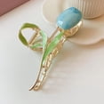 thumbnail image 2 of dianhelloya Flower Hair Claw Clip Non Slip Strong Hold Women Girls Long Thick Thin Curly Hair Clamp, 2 of 7