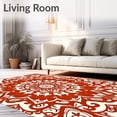thumbnail image 2 of ODIKA 3x5 Machine Washable Non-Slip Area Rug, Intricate with Radiating Petals and Ornate Scrollwork Ultra Soft Rug, None, 552167, 2 of 7