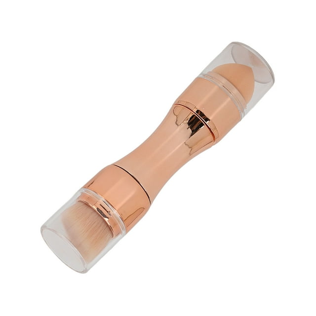 Juego de brochas de maquillaje 4 en 1, brocha de maquillaje portátil, brocha para sombras de ojos, labios y polvos, diseñada para lograr la perfección