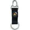 Painters Palette Black Artist Painting Belt Clip On Carabiner Leather Keychain Fabric Key Ring