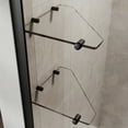 thumbnail image 6 of Sunny Shower 28"x74" Clear Glass Shower Door With Storage Rack Black Aluminum Frame 5/16" Tempered, 6 of 6