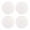 White, variant on 4Pcs Door Stoppers Wall Protector, White Silicone Door Bumpers with Strong Thickened Adhesive, Shock Absorbent Door Knobs Wall Protectors to Cover up Damage and Protect Wall Surfaces(White,3x3")