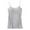 Grey1, variant on MPWEGNP Grey Tank Top For Women, Cotton Camisole, Adjustable Spaghetti Strap, With Frame Bra, Stretch Undershirt