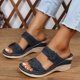 thumbnail image 2 of WILLBEST Sandalias Flexibles De Verano Para Mujer, Con Flores, Informales, Con Punta Abierta, Cuñas, Suela Suave, Transpirables, Zapatillas, Sandalias, 2 of 9