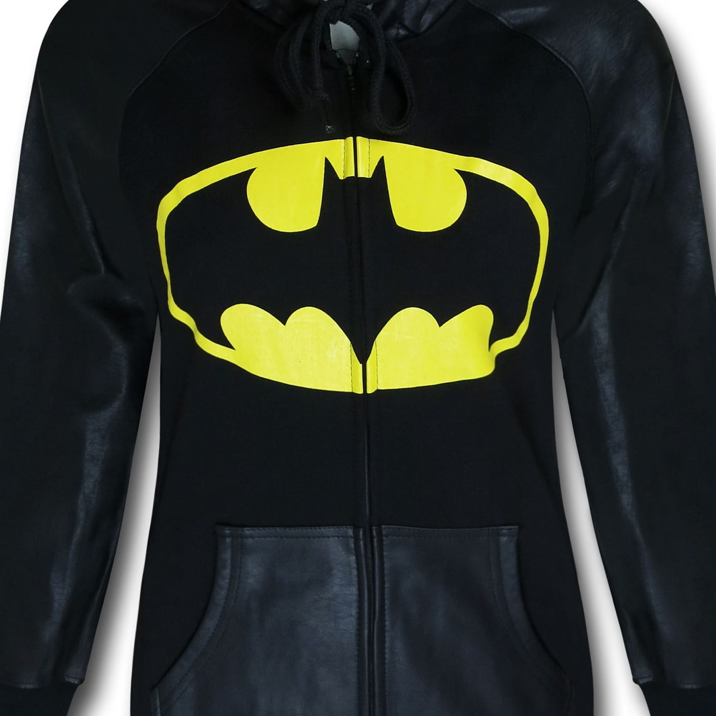 Pull à Capuche DC Comics Batman Jeune Taille L - Vert Fluo, 100% Polyester