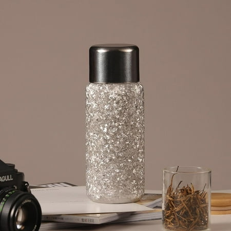 

Clearance！ Souwang Glass Bottle Pure Titanium Double Layer Cup High Appearance Water Cup Tea Water Separation Cup Braised Tea Cup With Filter Portable Car Cup