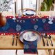 thumbnail image 4 of Patriotic Red White Stars America 4th of July Memorial Day Independence Day Table Runner Decoration for Home Kitchen Holiday Party,12.99x108.27in, 4 of 9