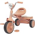 thumbnail image 3 of Ubravoo Baby Tricycle,Foldable Toddler Trike with Pedals PU Wheels Cool Lights,1-5 Years Old Girls Boys,Pink, 3 of 8