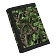 thumbnail image 2 of Chririnla Forest Camo Leaf Print Trifold Card Wallet for Daily Use, Polyester Trifold Money Organizer with Easy Access Soft Kids Trifold Wallet, 2 of 7
