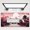 Pink Japanese, variant on Large Topographic Mouse Pad for Desk - Black Geographic Lines, Non-Slip Rubber Base, Stitched Edges, Perfect for Keyboard, Mouse, Ideal for Work, Game, Office, Home