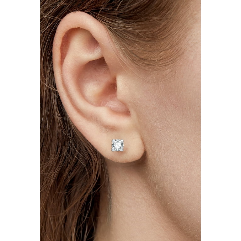 Buy 1/10 CTTW Real Diamond Earrings