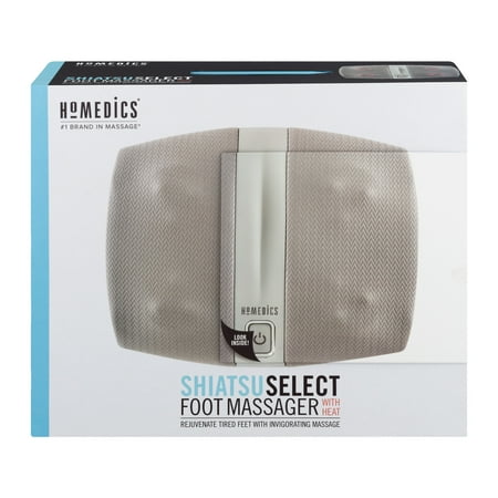 Barber Massager HoMedics Shiatsu Select Foot Massager with Heat, Deep Kneading And Relaxing Massage, FMS-255H ()