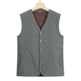 thumbnail image 7 of Men's Fleece-Lined Vest Soft Warm Vest with Pockets, 7 of 7