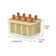 thumbnail image 3 of Bandeja de cubitos de hielo de silicona con caja de hielo de 22 celdas y tapa | Fabricante de hielo a prueba de fugas, sin olores, grado alimenticio | Molde reutilizable para congelador libre de BPA, 3 of 4