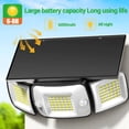 thumbnail image 3 of intelamp 6000mAh Solar Flood Light 1500LM Waterproof Light Outdoor LED Security Light with Dual Motion Sensors for Tree Balcony Garden Driveway, 3 of 9