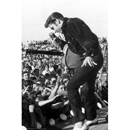 Silkscreen Concert Poster - Elvis Presley Poster - Live In Concert Tupelo - New 24x36