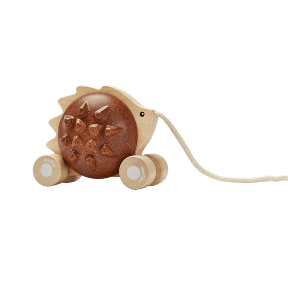 Pull-Along Hedgehog - Brown