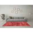 thumbnail image 3 of Ahgly Company Indoor Square Persian Red Bohemian Area Rugs, 5' Square, 3 of 4