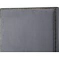 thumbnail image 6 of Meridian Furniture Harlie Gray Velvet Queen Bed, 6 of 9