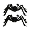 thumbnail image 2 of 2 Pack Halloween Outdoor Decorations Hairy Black Spider, Halloween Yard Decorations Party Decor, 2 of 2