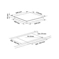 thumbnail image 2 of Parrilla de Gas Vitroceramica Empotrable Whirlpool GOA6423NB 59 cm 4 Quemadores, 2 of 5
