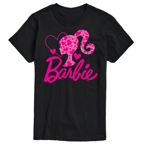 Barbie - Logo Hearts  - Men's Short Sleeve Graphic T-Shirt