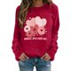 thumbnail image 1 of Gibobby Sudaderas con cremallera Sudadera para el día de San Valentín para mujer, camisas con corazón de amor, de San Valentín, camisetas de manga larga (Vino, S), 1 of 4