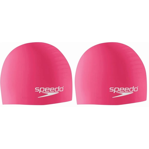 Gorro de natación de silicona Speedo unisex, pack de 2