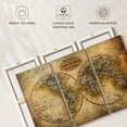 thumbnail image 6 of Elephant Stock Discover The World Map Wall Art - Horizontal Multi Panel Canvas - Living Room Wall Decor - Map Multi Panel - Gray And Brown Decor - 33" x 20", 6 of 8
