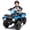 Blue, variant on KEEPSUN 24V Kids ATV, Ride on Toys for Toddlers, 4 Wheeler Electric Quad with Music, Spring Suspension, LED Lights, 2 Storage Racks, Ride On Car Gift for Boys Girls Ages 2-4 - Black