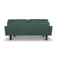 thumbnail image 6 of Tcbosik 58.3" Modern Upholstered Sofa, 2-Seat Couch with Solid Wood Frame, Loveseat for Bedroom, Living Room, Green, 6 of 9