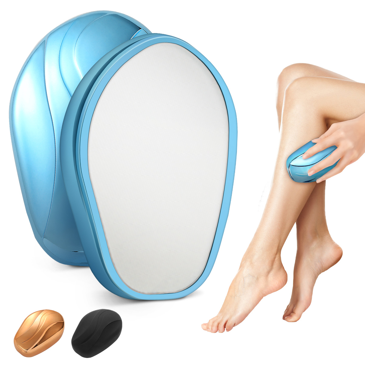 MuiSci Crystal Hair Eraser Washable Crystal Epilator Tool for Women and