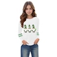 thumbnail image 4 of Blusas y camisas de manga larga con cuello redondo, moda del Día de San Patricio, blusa informal con estampado bonito de manga larga para niños y niñas., 4 of 5