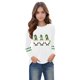 thumbnail image 4 of Blusas y camisas de manga larga con cuello redondo, moda del Día de San Patricio, blusa informal con estampado bonito de manga larga para niños y niñas., 4 of 5