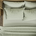 thumbnail image 5 of Beautiful 100% Cotton Floral Stitched Sage Green Quilt, Full/Queen by Drew Barrymore, 5 of 9
