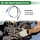 thumbnail image 2 of Sensores de velocidad de rueda ABS Unique Bargains para el lado trasero izquierdo y derecho, sistema de frenos antibloqueo, No. 34526752160/34526758290 para BMW 7 Series E65 2002-2003, 2 of 7
