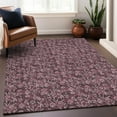 thumbnail image 6 of Addison Rugs Mayfield Washable Transitional Floral Merlot Rectangle Rug, 8' x 10', 6 of 6