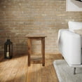 thumbnail image 2 of Reclamation Rustic Reclaimed Solid Wood Chairside End Table with Storage Shelf, 2 of 8